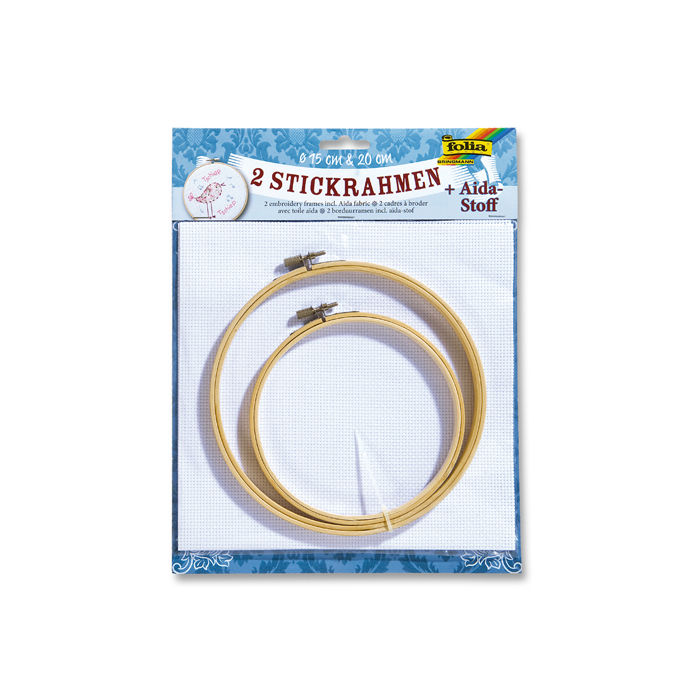 Stickrahmen-Set, 3-teilig