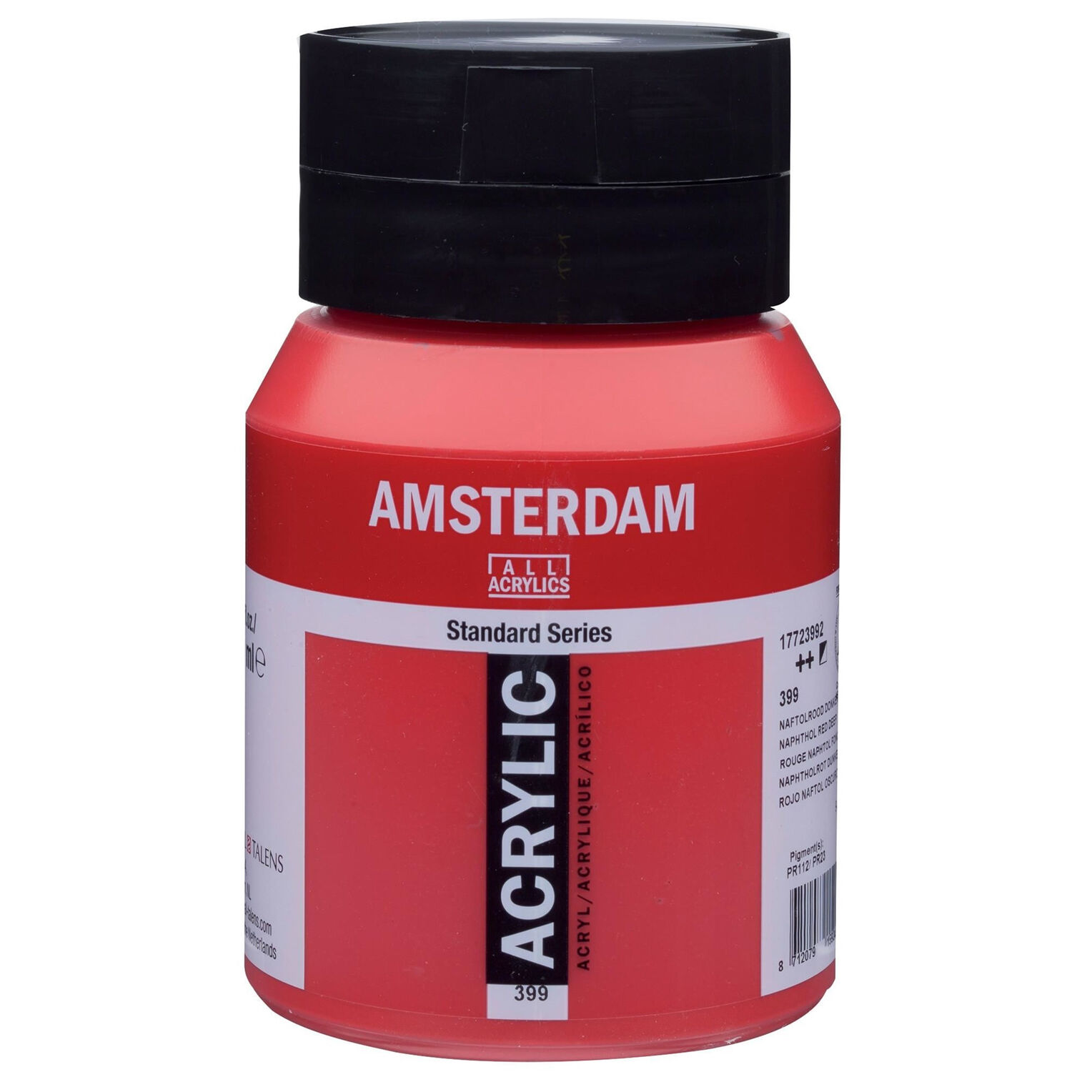 NEU Amsterdam Acrylfarbe 500ml, Naphtholrot dunkel