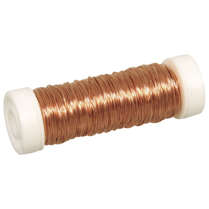 Schmuck-Hkeldraht, 0,30 mm , Spule 50 m, kupfer