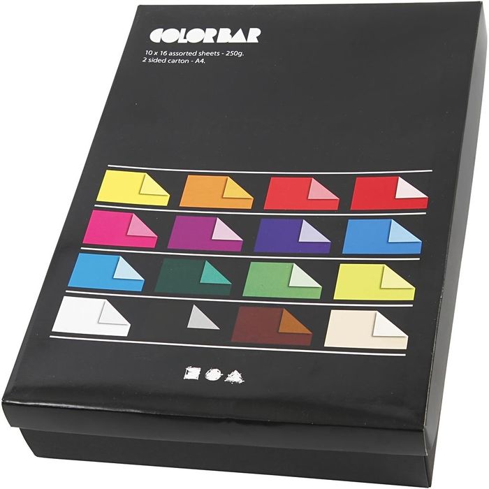 TOP-SELLER ! Color Bar, A4, 250 g, 160 sort. Blatt, Farben Bild 2
