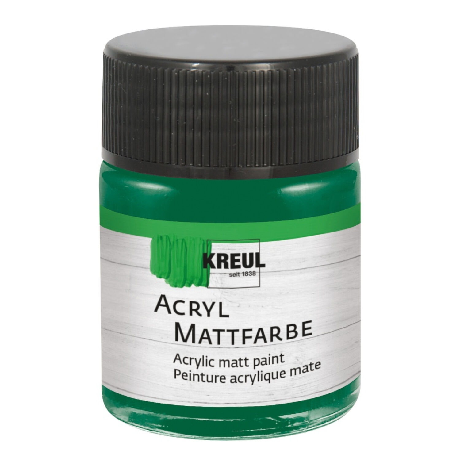 Kreul Acryl-Mattfarbe / Bastelfarbe, 50ml, Grn