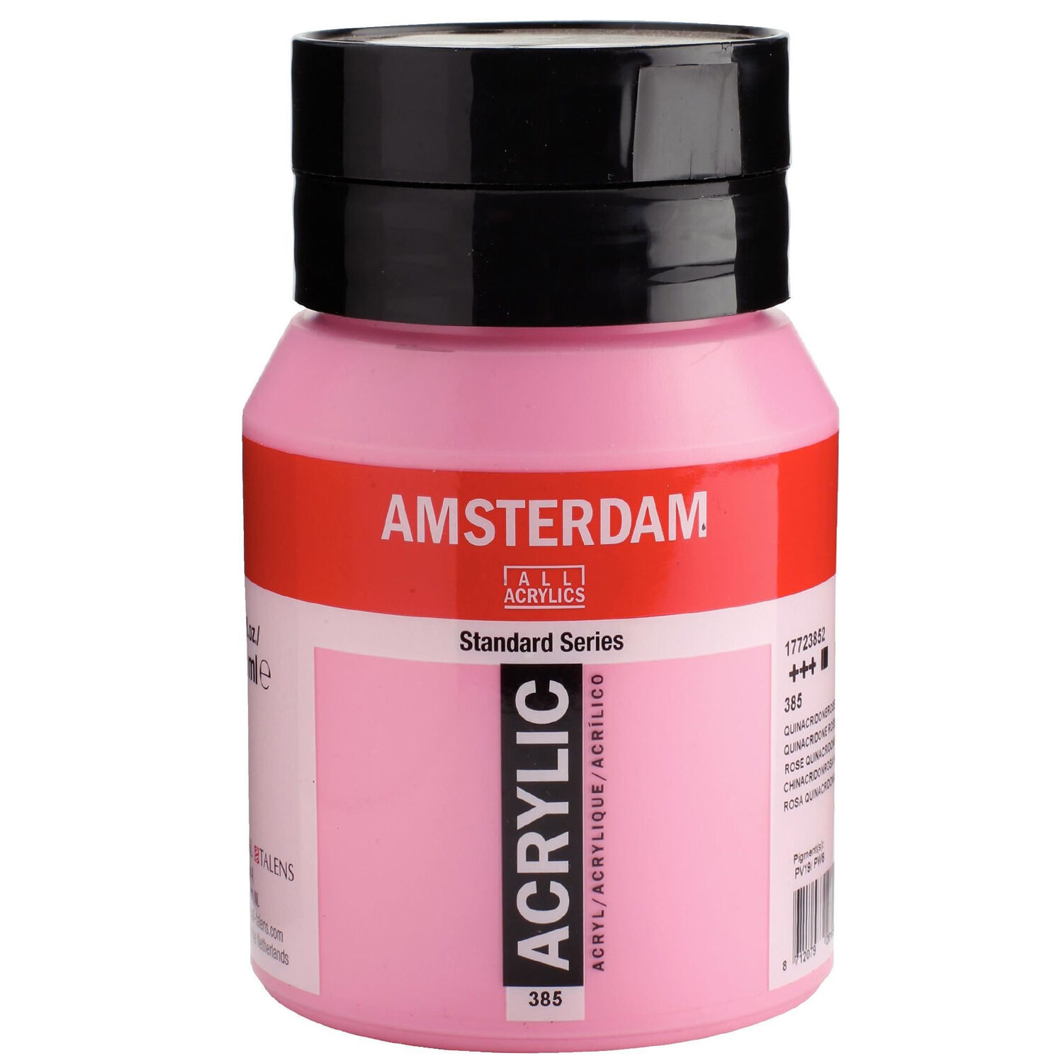 Amsterdam Acrylfarbe 500ml, Chinacridonrosa hell