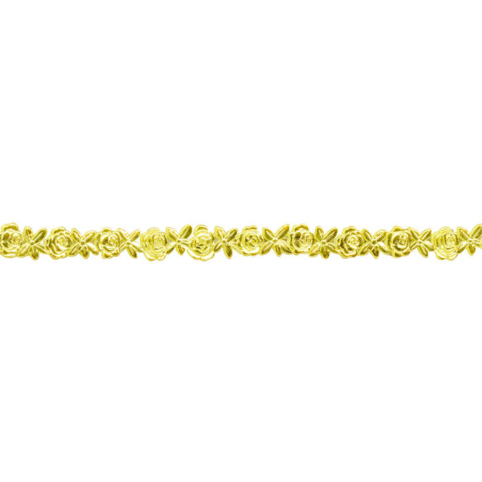 Wachsborte, 24x1 cm, 1 St., gold