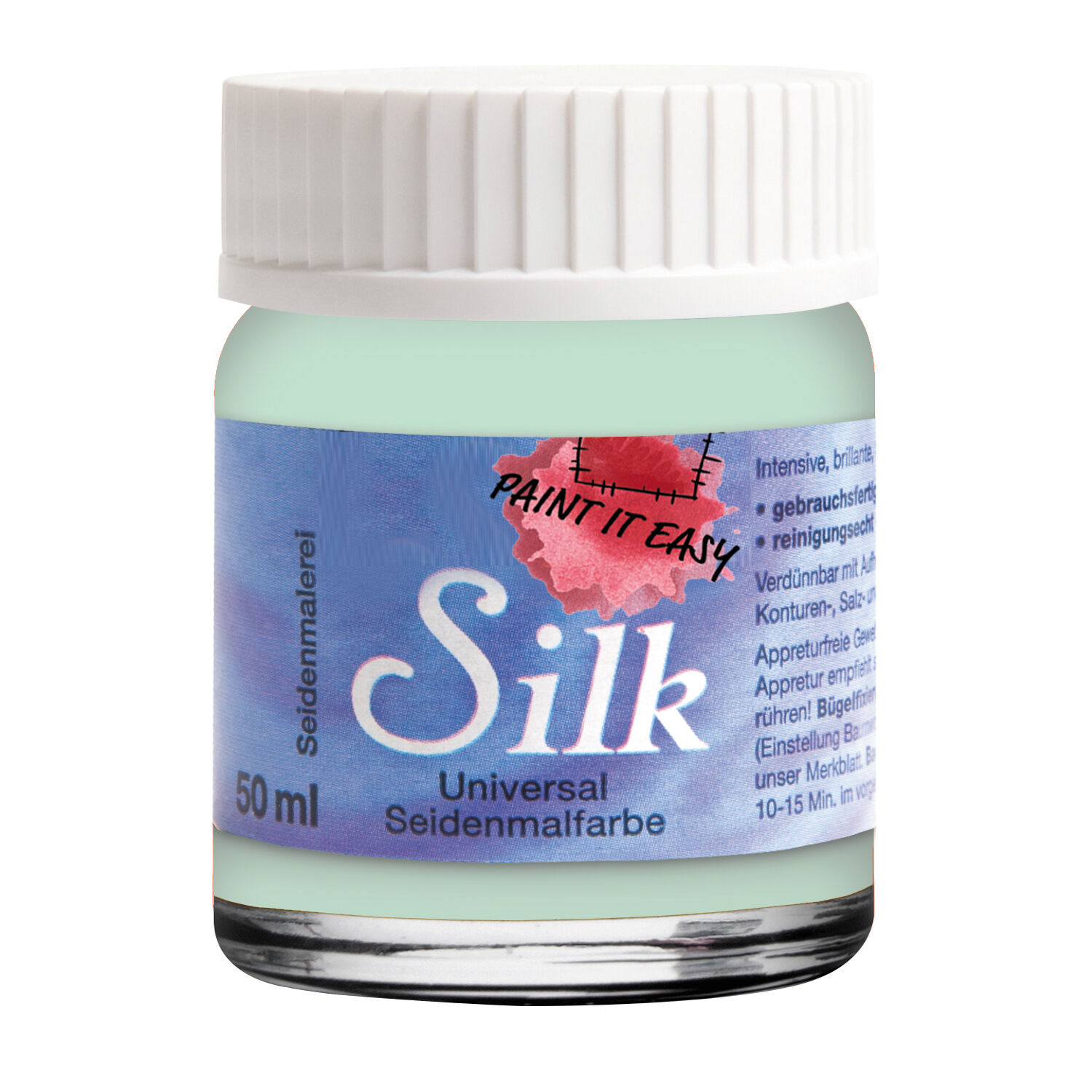 NEU PAINT IT EASY Bgelfarbe / Seidenmalfarbe, 50 ml, Mint