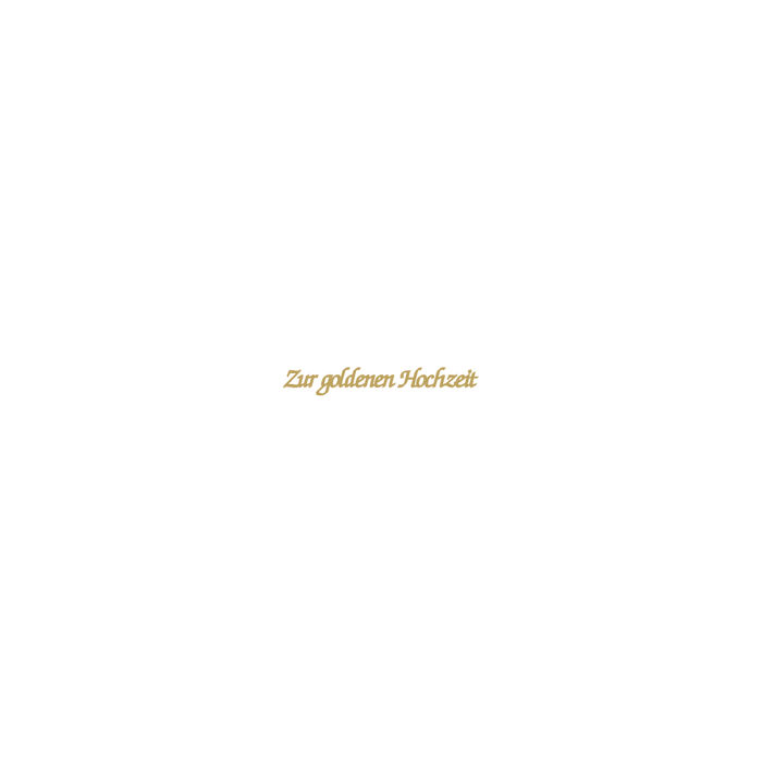 SALE Klebeschrift Zur goldenen Hochzeit, 10x23cm, gold