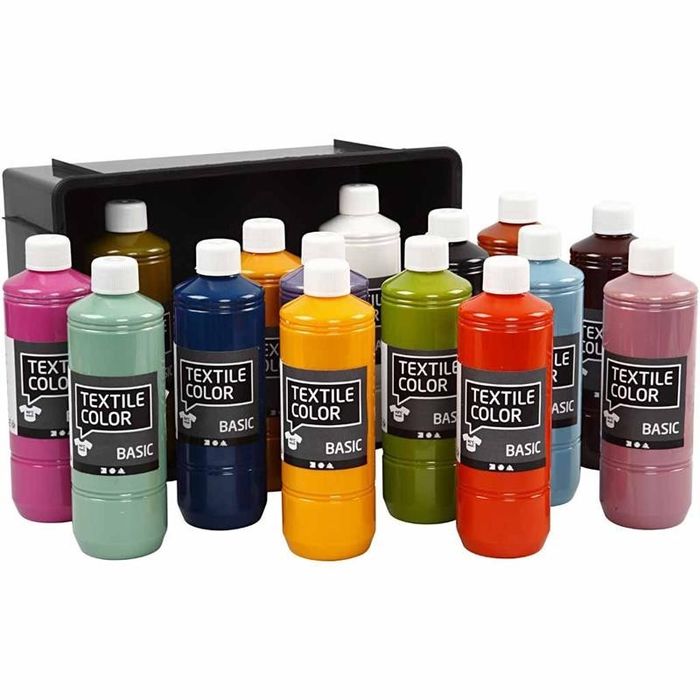 TOP-SELLER ! Textile Color, 15x500 ml, sort. Farben Bild 2