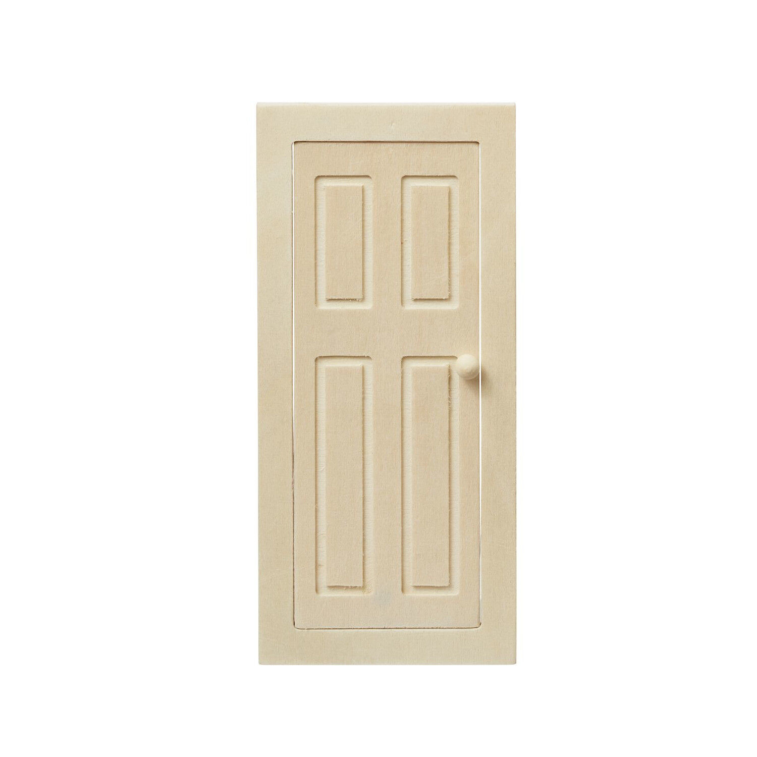 NEU Miniatur Holztr mit beweglicher Tr, ca. 17,7 x 8 x 0,6 cm Bild 2