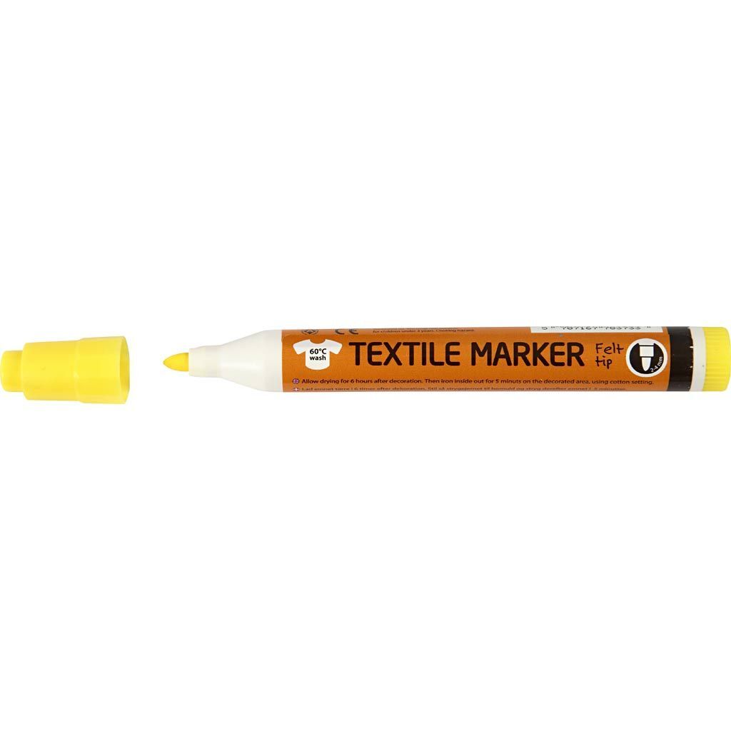 Stoffmalstifte, Strichst�rke 2-4 mm, Sortierte Farben, 12 St�ck Bild 3