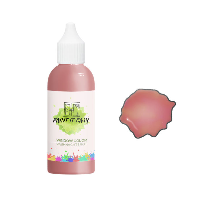 SALE Paint It Easy Window-Color, 85ml, Weihnachts-Rot