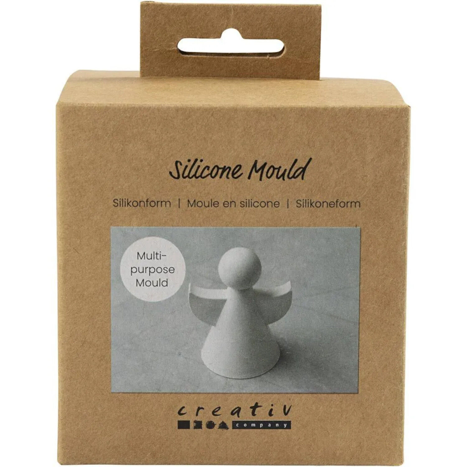 NEU Silikonform / Gieform, Engel, 9,5 x 7 cm