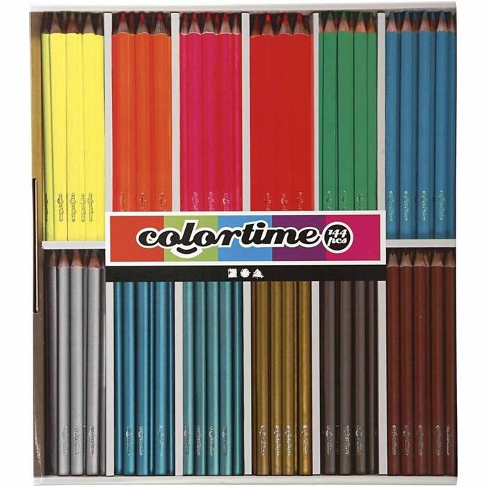 TOP-SELLER ! Colortime Buntstifte, Mine: 4 mm, 144 sort. Bild 3