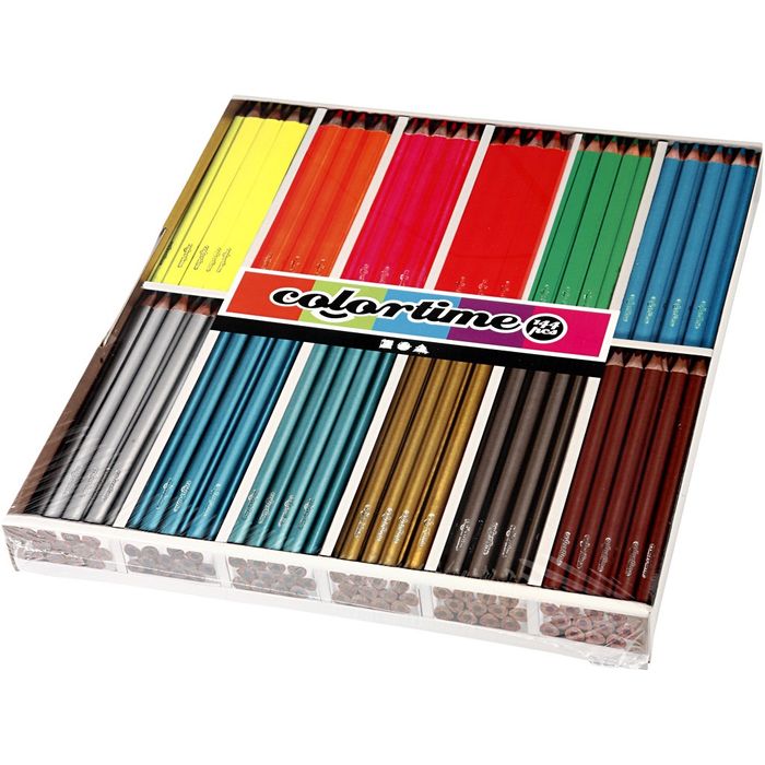 TOP-SELLER ! Colortime Buntstifte, Metallic- & Neonfarben