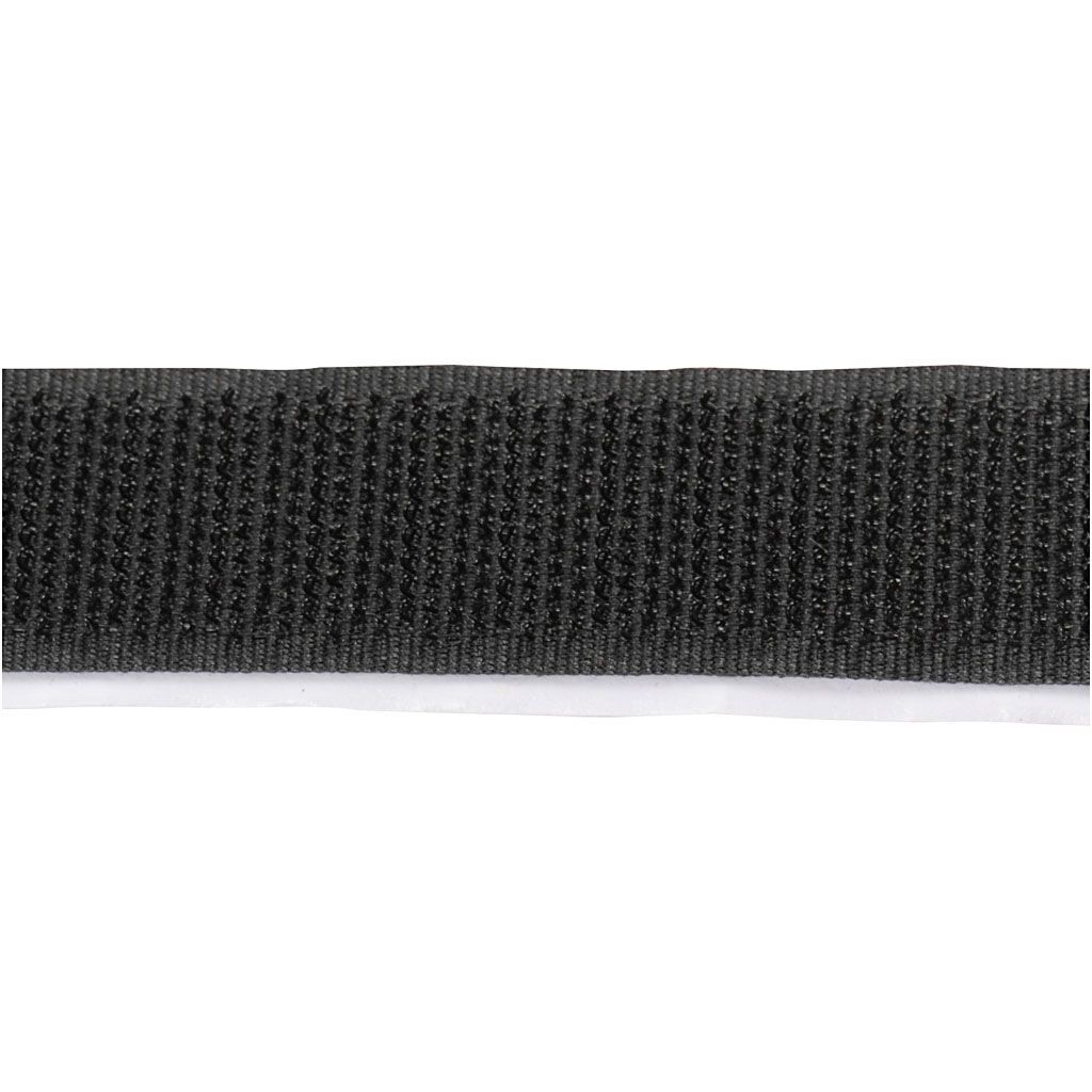 Klettband Haken & �sen, Breite 20mm, L�nge 5m, Schwarz Bild 3
