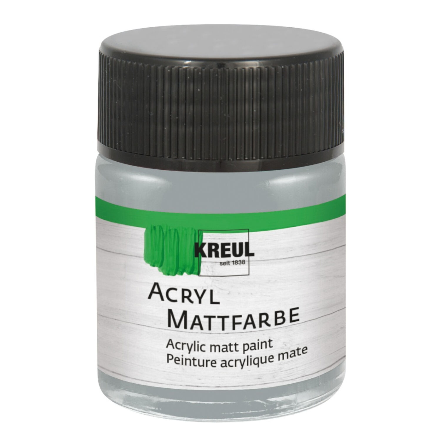 Kreul Acryl-Mattfarbe / Bastelfarbe, 50ml, Blaugrau