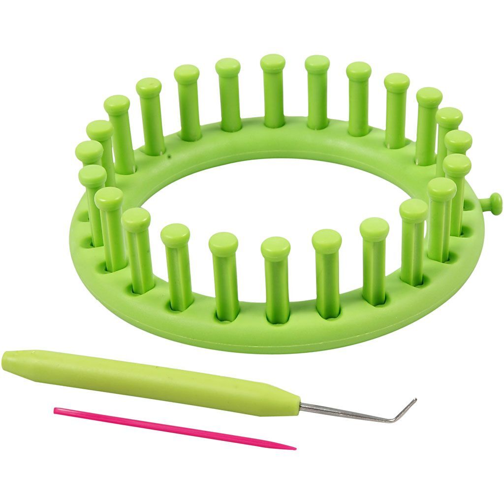 Set Strickring aus Kunststoff, 12 cm