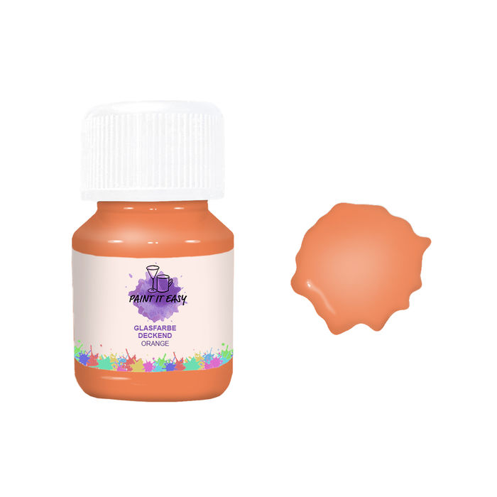 SALE Paint It Easy Glasfarbe Deckend 30ml, Orange