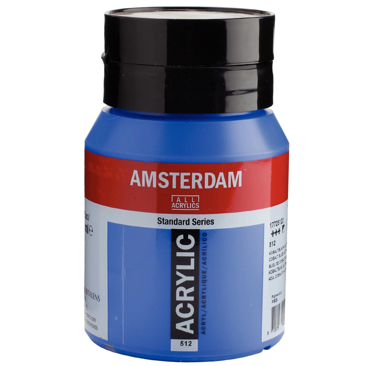 Amsterdam Acrylfarbe 500ml, Kobaltblau (Ultramarin)