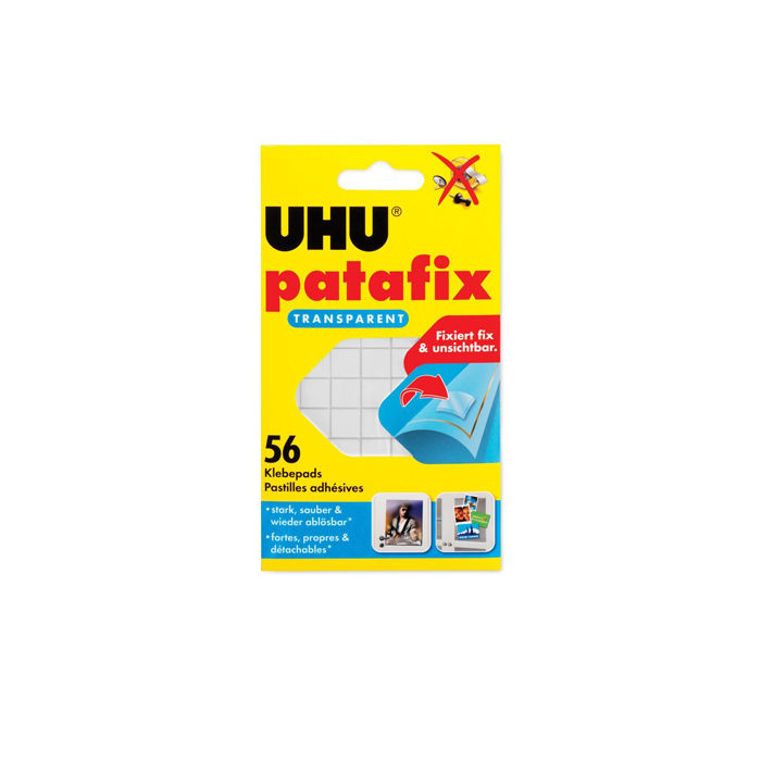 UHU Patafix Transparent, 56 Stk.