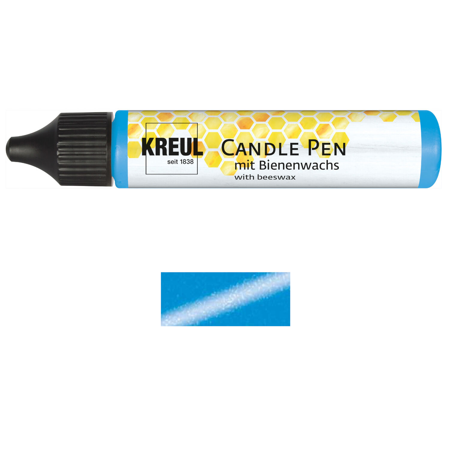 NEU KREUL Candle Pen / Kerzen-Stift, 29ml, Blau Metallic