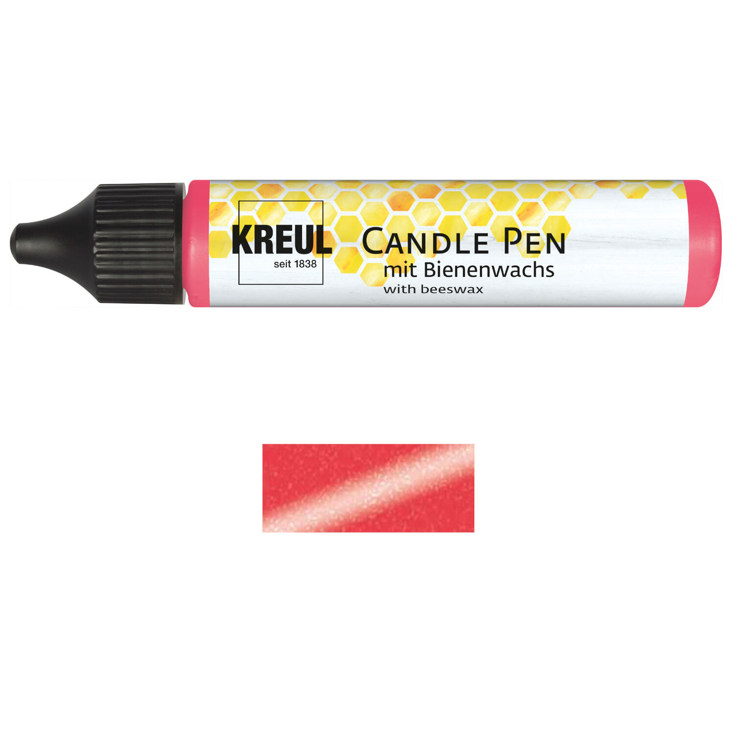 NEU KREUL Candle Pen / Kerzen-Stift, 29ml, Rot Metallic