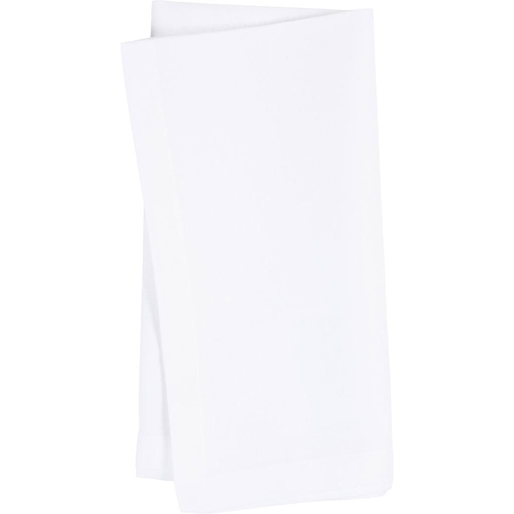 Stoffservietten, Gr��e 42x42 cm, Wei�, 12 St�ck