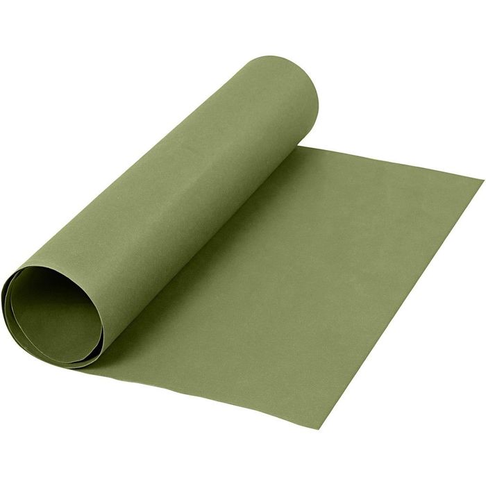 TOP-SELLER ! Lederpapier, Grn, 50 cm x 1 m, 350 g/qm