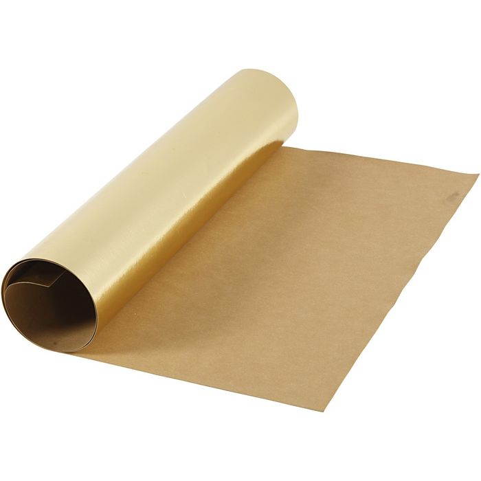 TOP-SELLER ! Lederpapier, Gold, 50 cm x 1 m, 350 g/qm