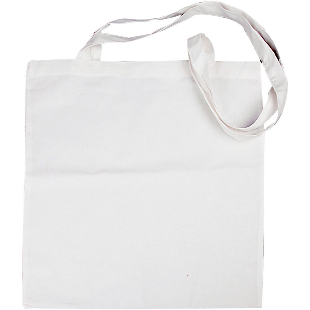 Stofftasche Baumwolle, Gr��e 38x42 cm, 130 g, Wei�