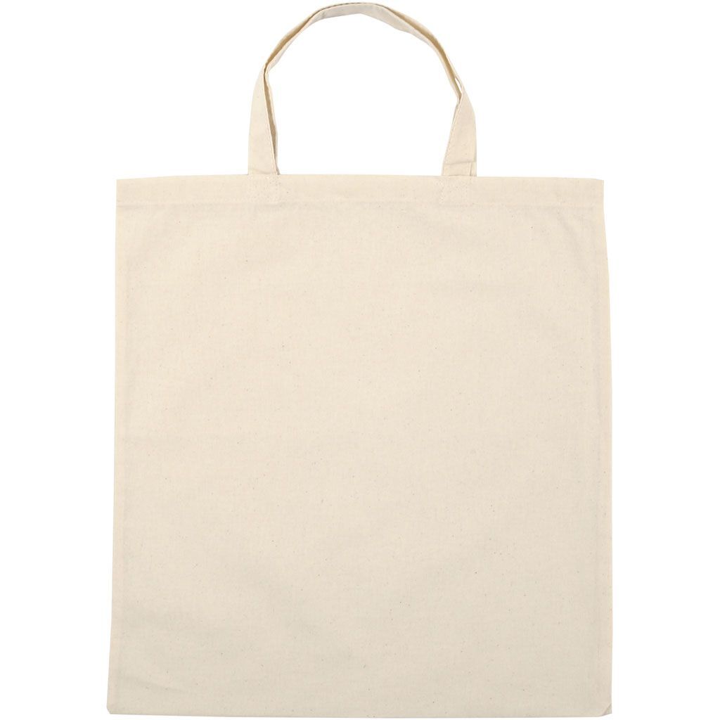 Tragetasche Baumwolle, 5 St�ck, Gr��e 38x42 cm, 145 g, Hellnatur