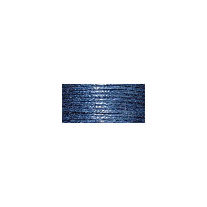 Baumwollkordel, gewachst, 1mm, 20 m, d.blau Bild 2