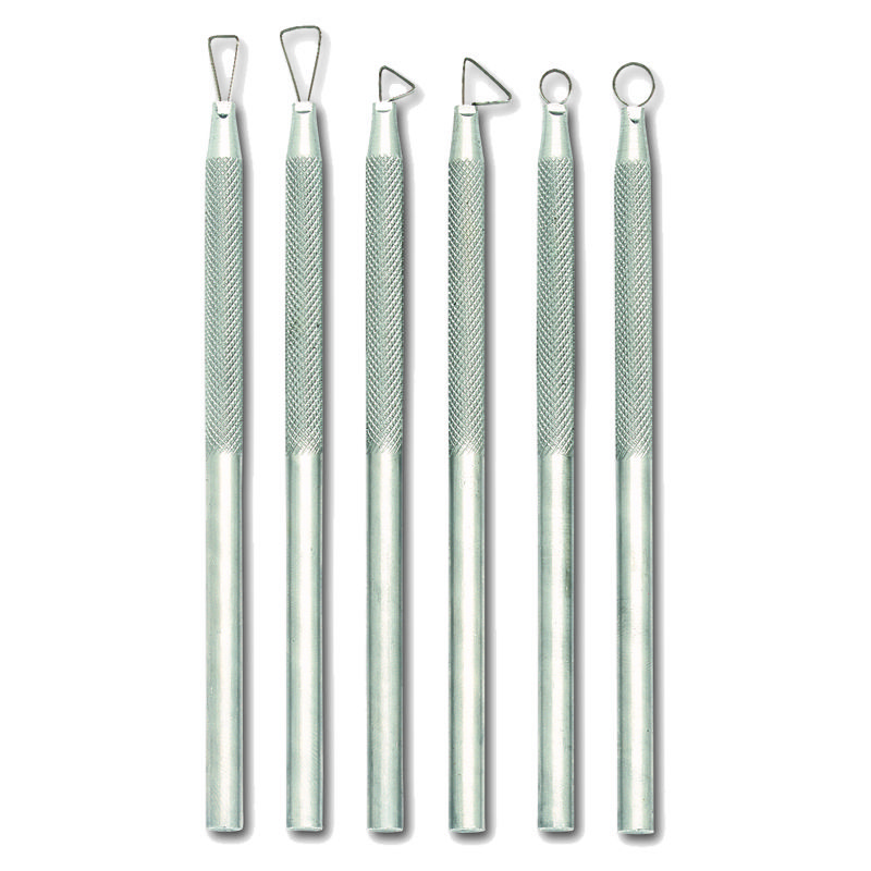 SALE Modellierschlingen-Set 6-tlg., Bandstahl