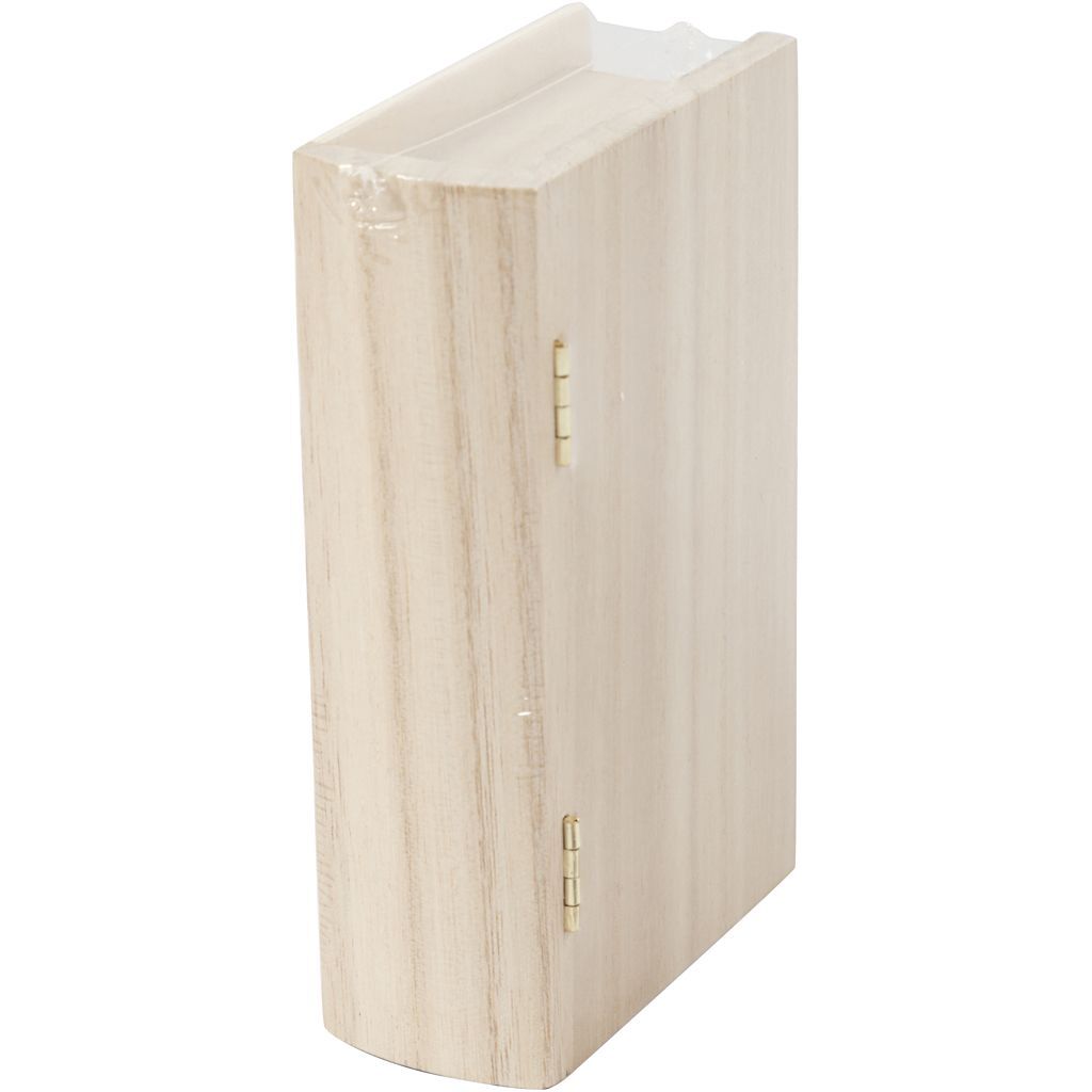 Holzbox in Buchform, 1 St�ck , 14x9x4 cm Bild 2