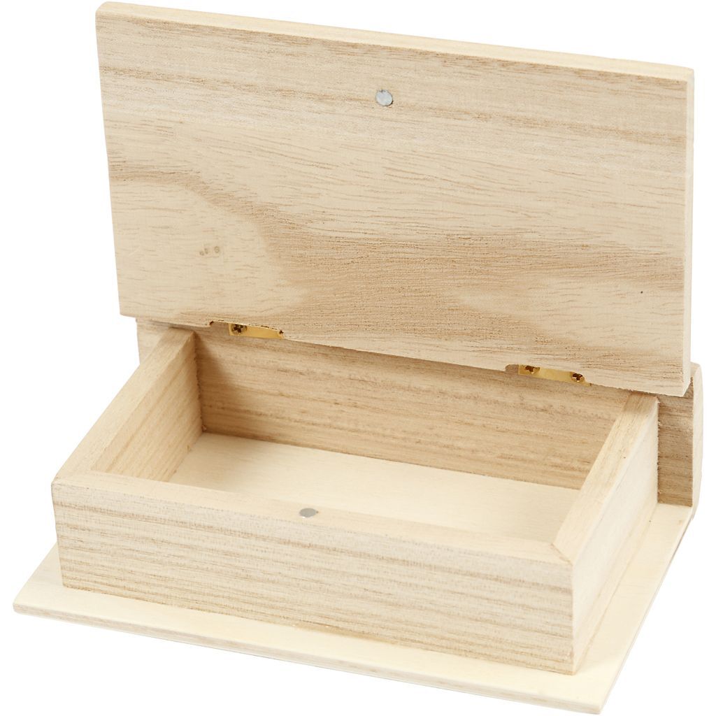 Holzbox in Buchform, 1 St�ck , 14x9x4 cm Bild 4