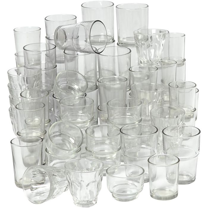 TOP-SELLER ! Glas, D: 4,5-7,3 cm, H: 5,3-9,2 cm, 72 sort. Bild 2
