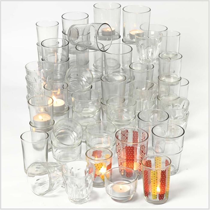 TOP-SELLER ! Glas, D: 4,5-7,3 cm, H: 5,3-9,2 cm, 72 sort. Bild 3