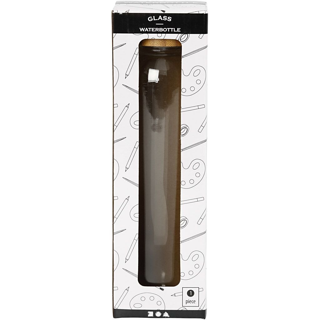 Wasserflasche, 1 St�ck , H�he 22 cm, Durchmesser 6,7 cm, 500 ml Bild 3