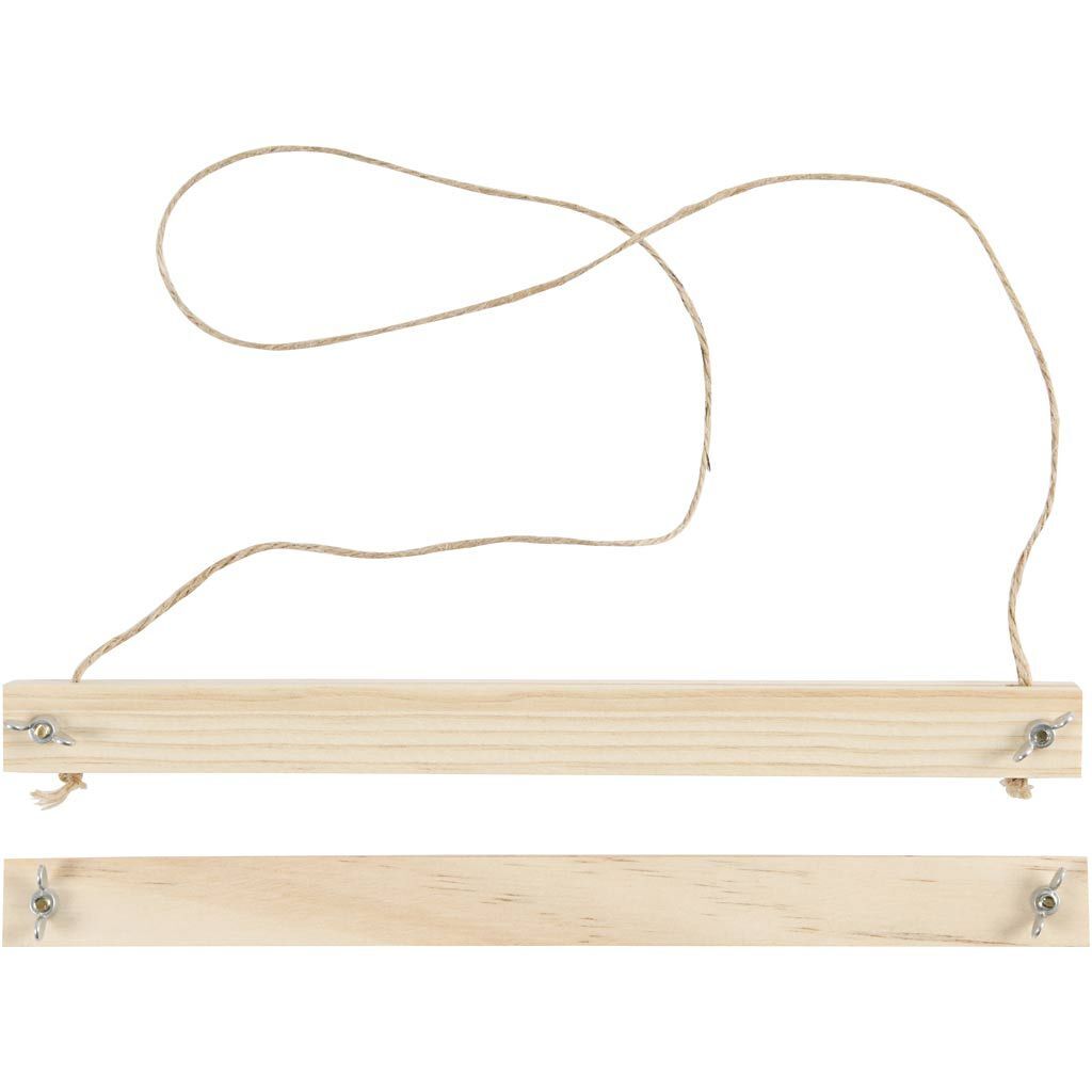 Bilderleisten, 2 Leisten, H�he 2 cm, Tiefe 2,2 cm, Breite 25 cm f�r Din A4