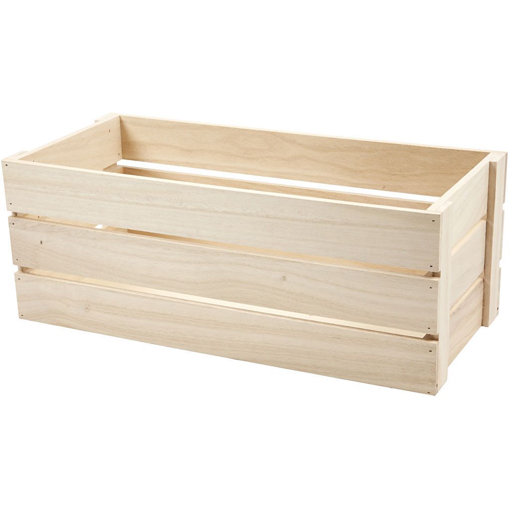 Holz-Box, H�he 17 cm, Gr��e 45x20 cm, 1 St�ck