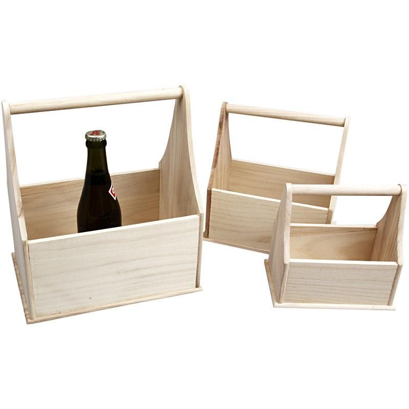 Flaschentr�ger, Gr��e 24x17,5x28 cm, 3 St�ck pro Set Bild 3