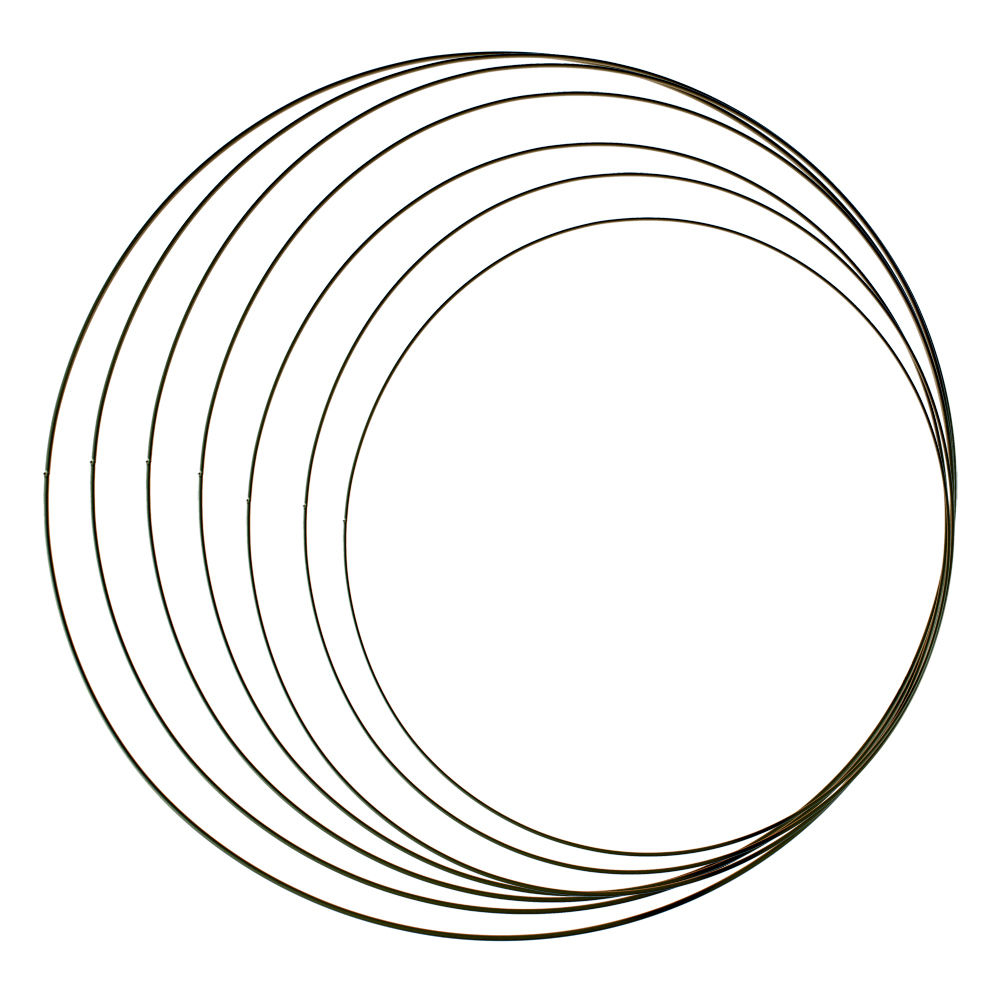 NEU Metall-Ring, Schwarz beschichtet, 1 Stck, 50 cm