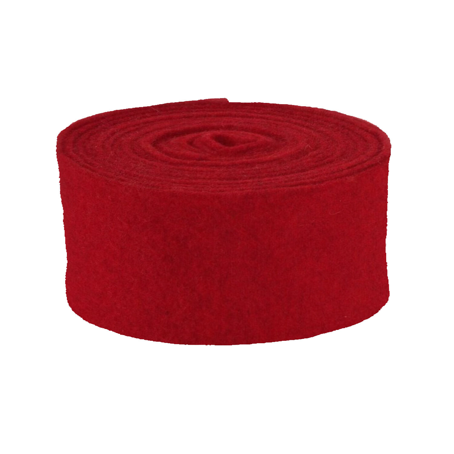 SALE Trendy Filzband, B:4cm L:1,5m, Rot meliert