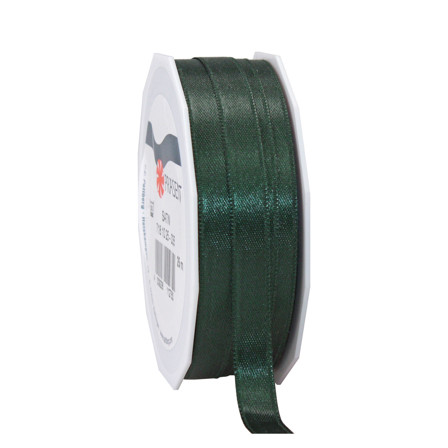 SALE Satinband / Geschenkband Grorolle, Breite 10mm, Lnge 25m, Tanne