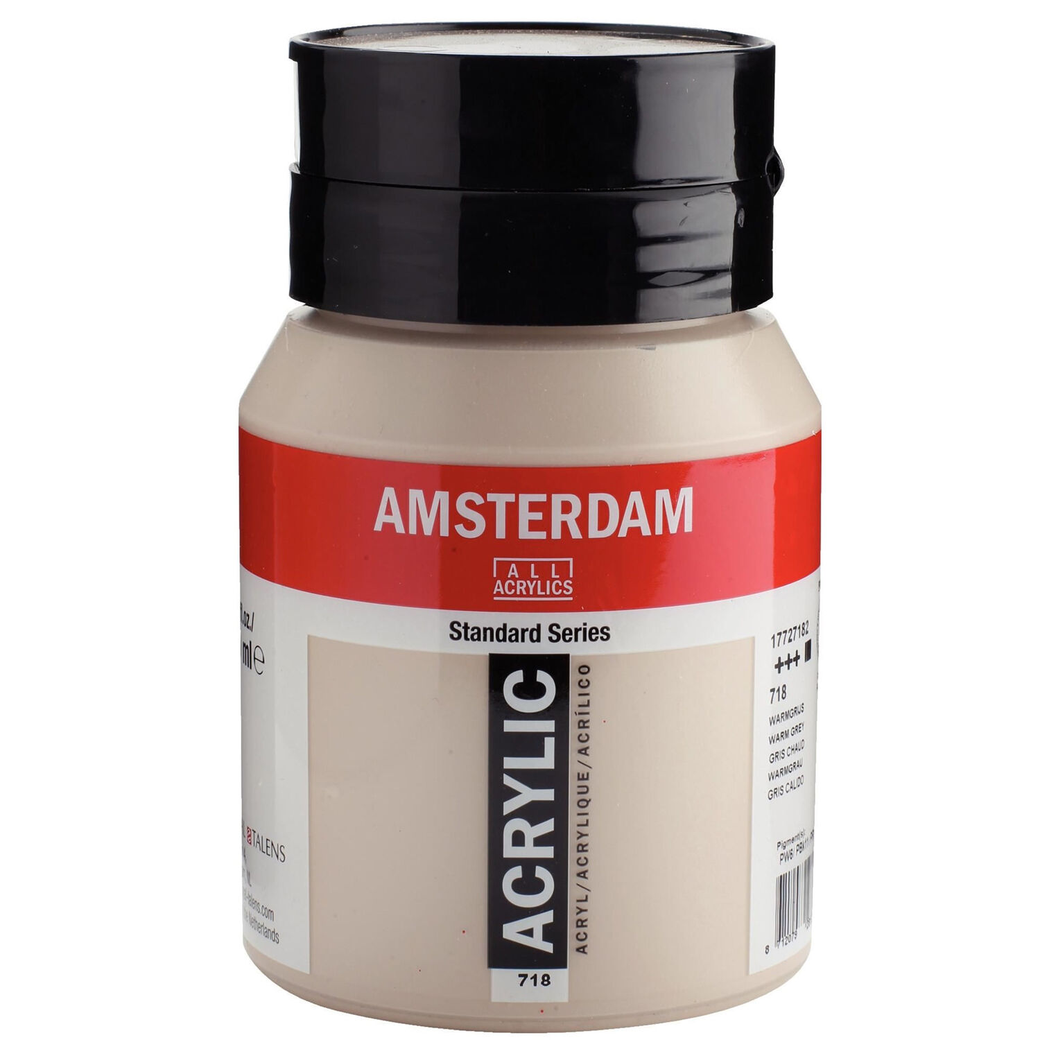 Amsterdam Acrylfarbe 500ml, Warmgrau