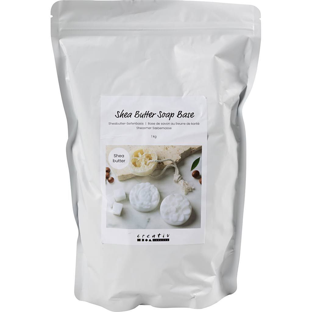 Sheabutter-Seifenbasis, Granulat, 1000 g