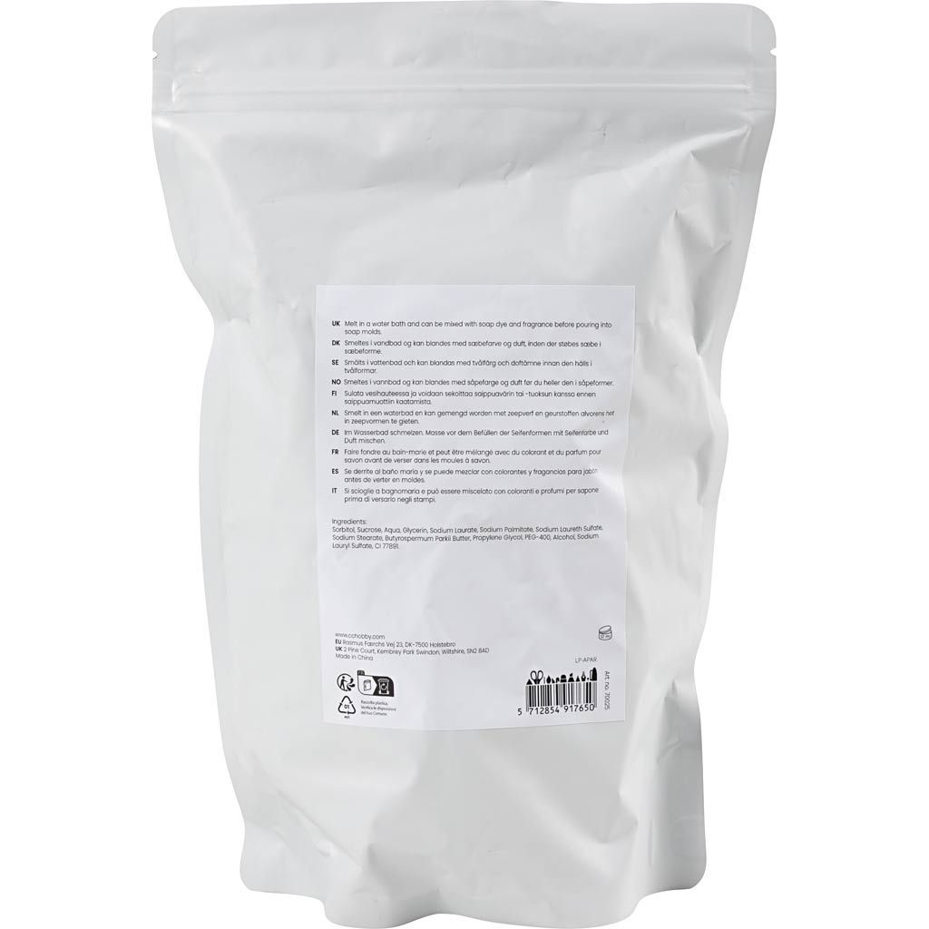 Sheabutter-Seifenbasis, Granulat, 1000 g Bild 2