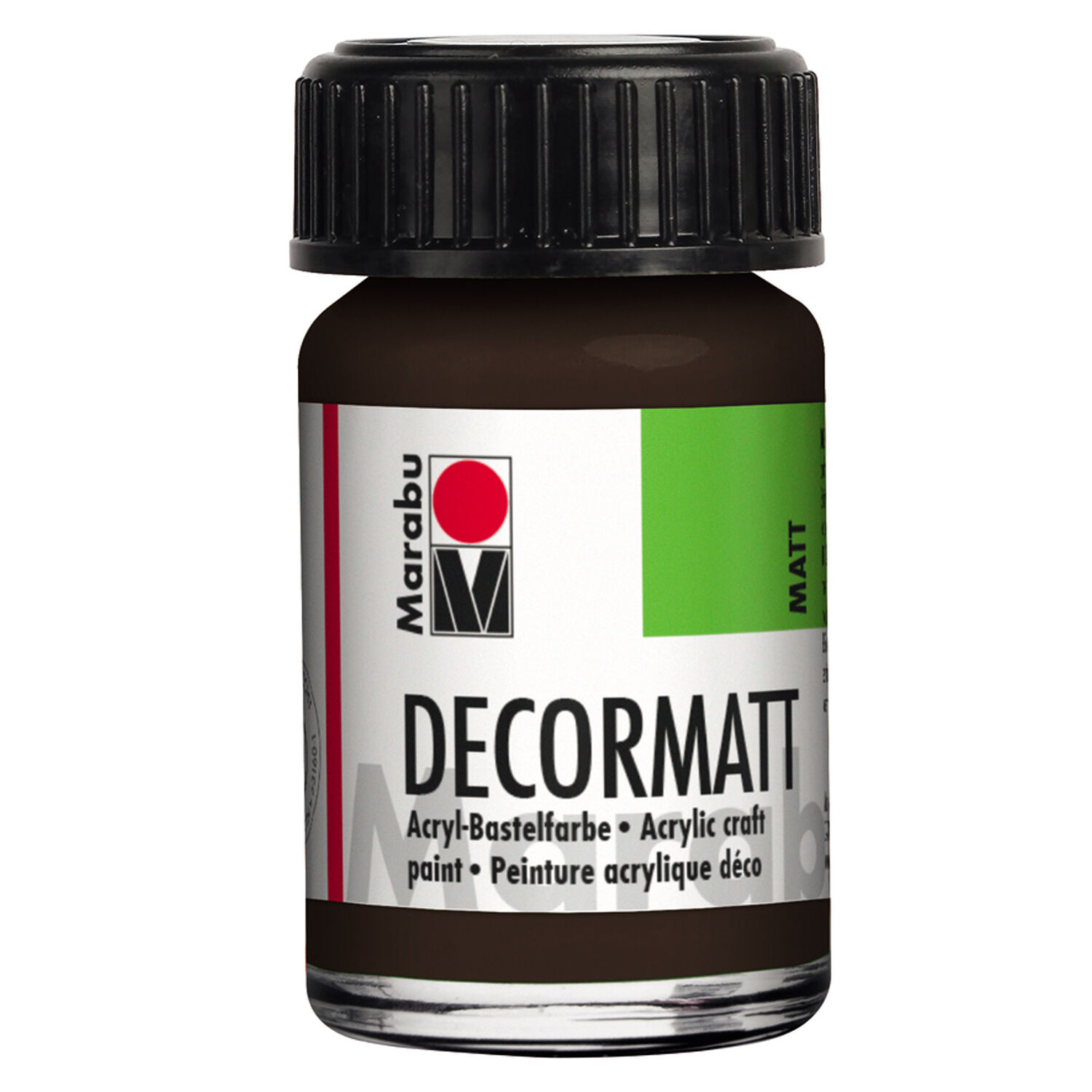 Marabu Decormatt 15ml Dunkel-Braun