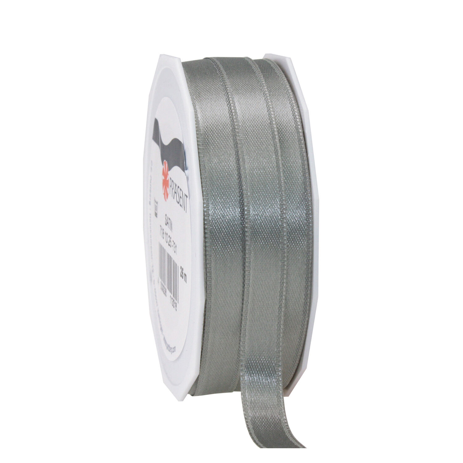 SALE Satinband / Geschenkband Grorolle, Breite 10mm, Lnge 25m, Schiefer