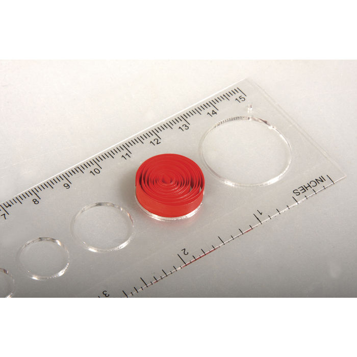 SALE Quilling Lineal/ Schablone Kreise, 1St., Bild 2