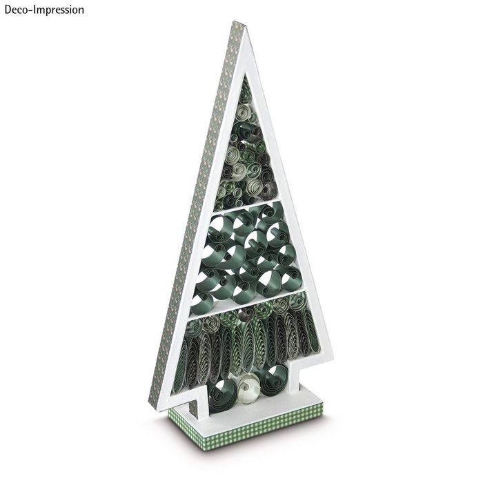 SALE Pappm. Tannenbaum-Rahmen, 15x6x31cm Bild 2