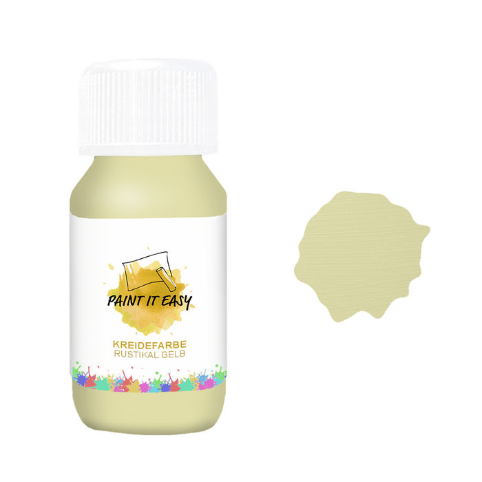 SALE Paint It Easy Kreidefarbe 100ml, Rustikal-Gelb